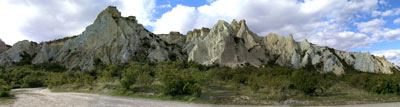 Clay Cliffs at Omarama